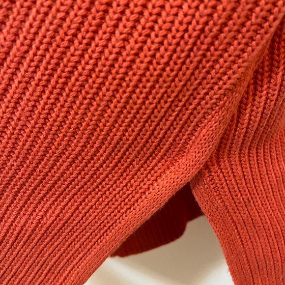 Abercrombie and Fitch Orange Sleeveless Sweater (Medium) - Picture 5 of 7